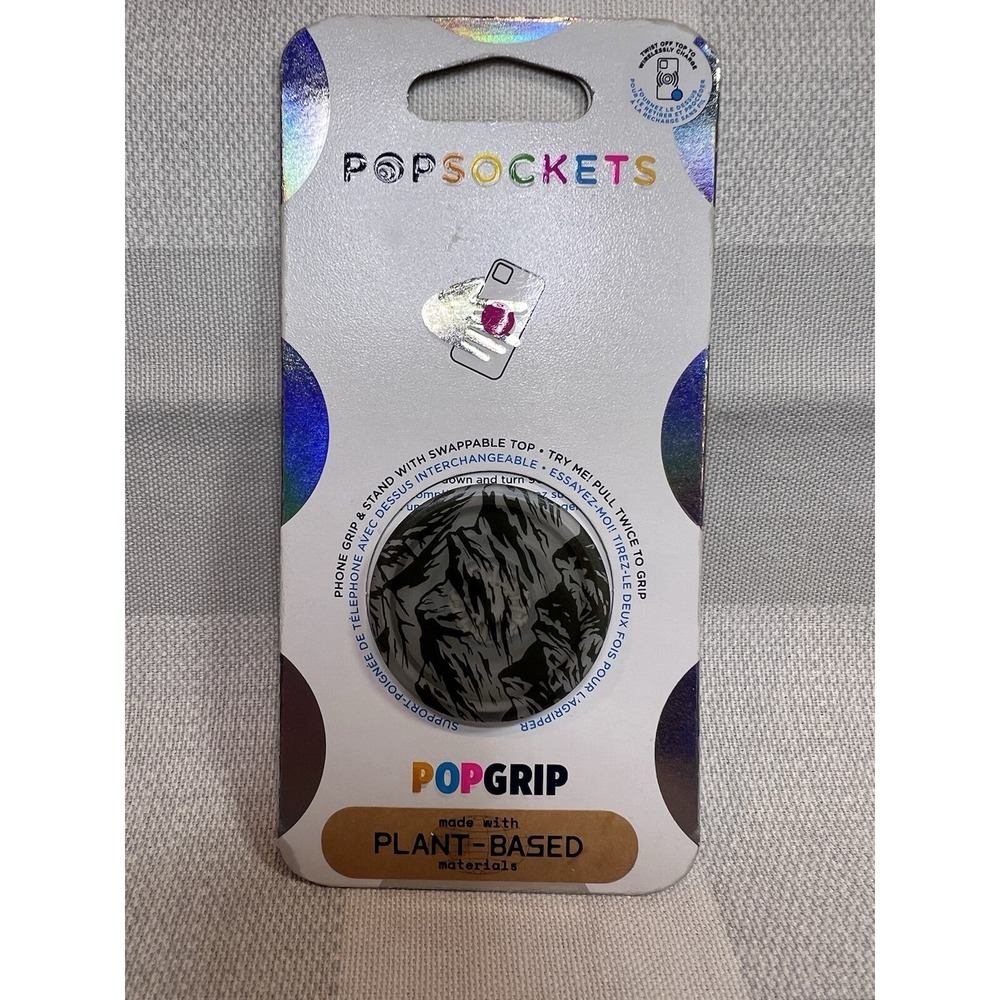 PopSockets PopGrip with Swappable Top for Phones and Tablets - Mountains Outdoor